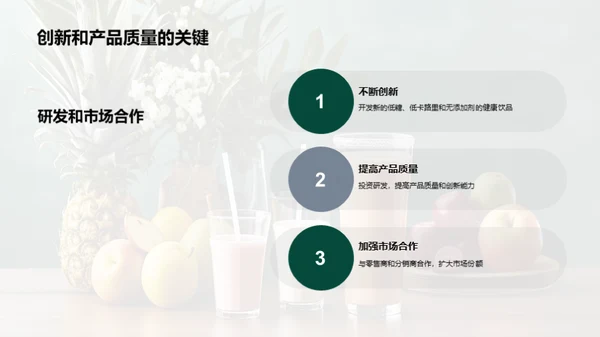 驾驭健康饮品市场潮流