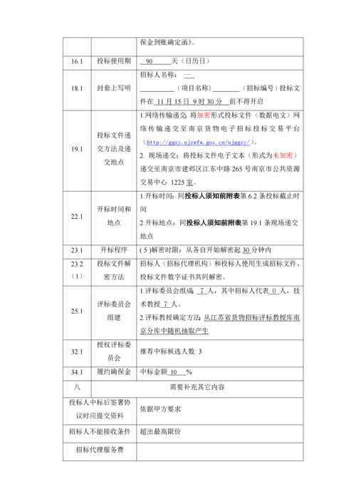 入户门防火门采购及相关服务招标文件模板.docx