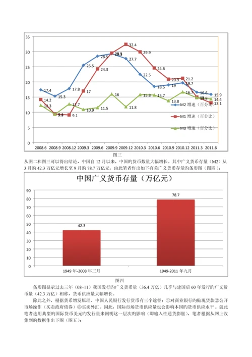 中国目前通货膨胀产生的原因分析.docx