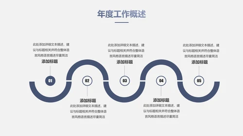 稳重大气工作总结汇报PPT模板