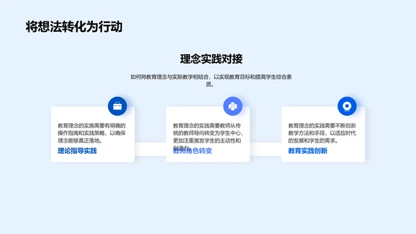 深化教育学实践PPT模板