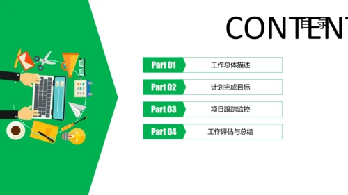 工作计划总结报告通用PPT模板