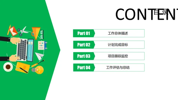 工作计划总结报告通用PPT模板