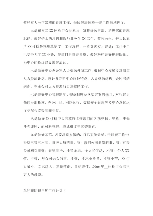 总经理助理年度工作计划.docx