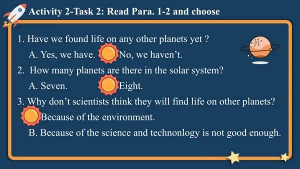 Module  3 Unit 2 We have not found life on any oth