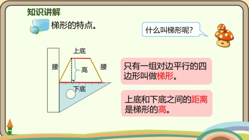 人教版数学四年级上册5.5 梯形的认识课件(共19张PPT)