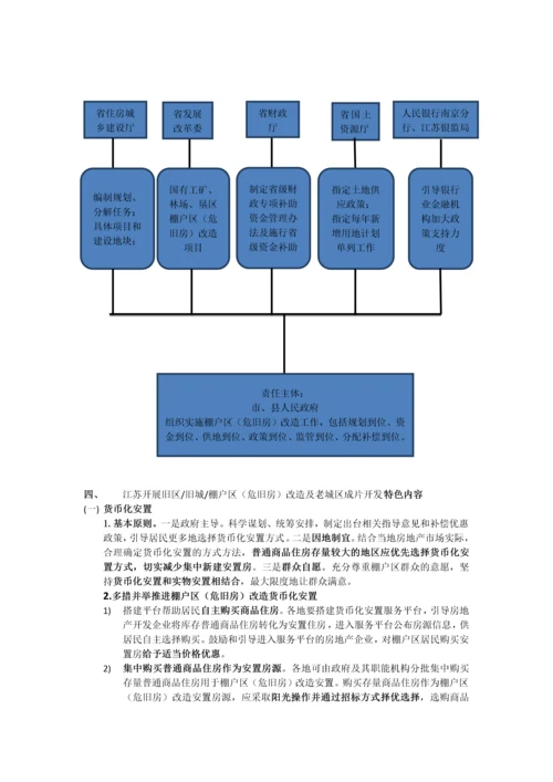 关于在江苏省开展旧区旧城棚户区(危旧房)改造及老城区成片开发.docx