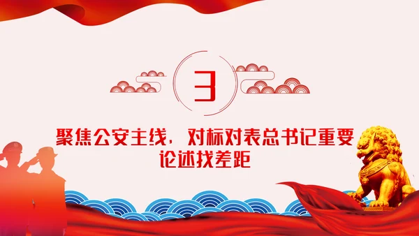 全面从严治警公安政治轮训专题党课PPT模板