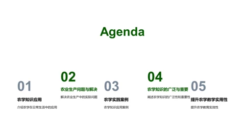 农学实践与理论融合