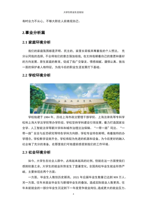 11页3900字广播电视学专业职业生涯规划.docx