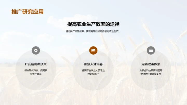 农科革新引领未来