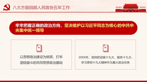 全国两会政协常委会工作报告PPT