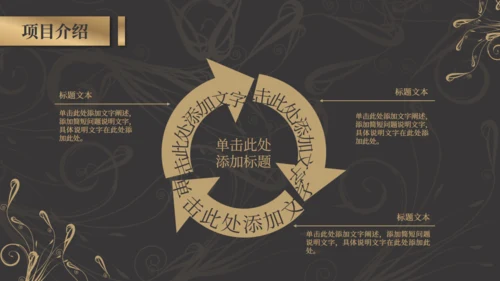 商务黑金奢华风融资商业计划书通用PPT模板