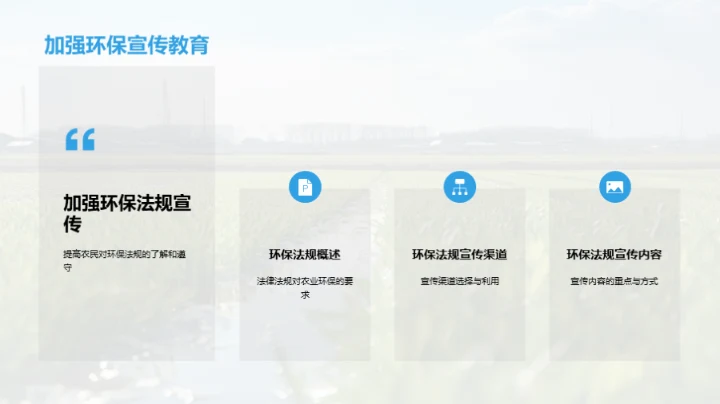 农业环保：水资源守护者