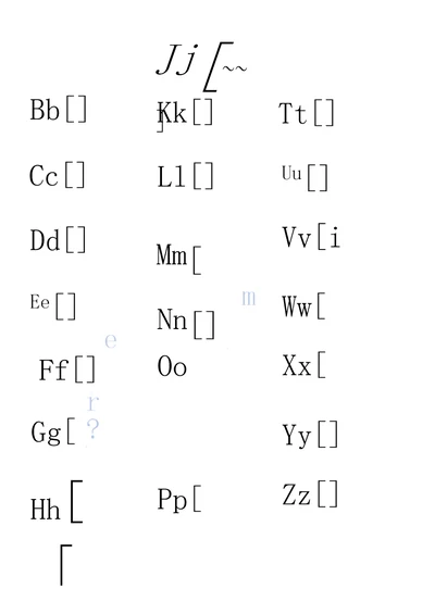 自然拼读字母组合和音标