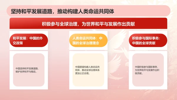 红色党政风国庆节PPT模板