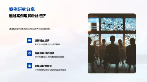 粉丝经济运营PPT模板