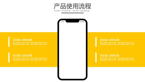 产品使用流程步骤样式合集PPT模板