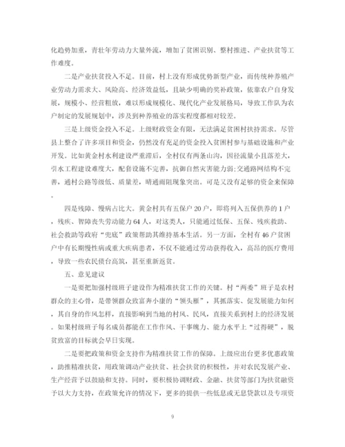 精编之年精准扶贫总结范文精选.docx
