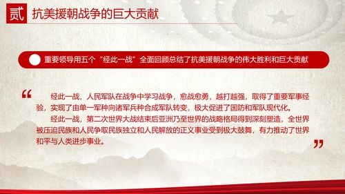 中国人民站起来抗美援朝党史PPT党课