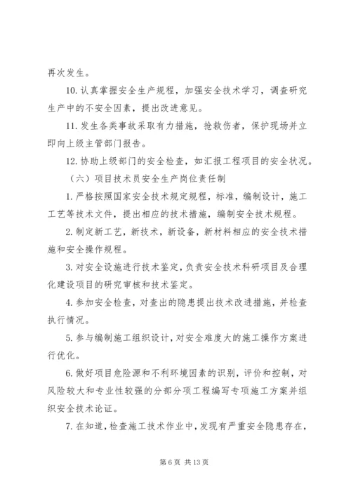 余热电站各级人员安全生产责任制 (3).docx