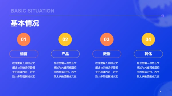 蓝色创意酷炫3D工作总结PPT