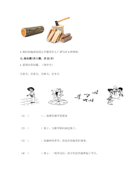 教科版科学二年级上册《期末测试卷》及参考答案【满分必刷】.docx