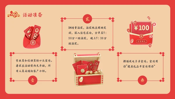 新年春节元旦跨年活动方案鞭炮红包通用PPT模板