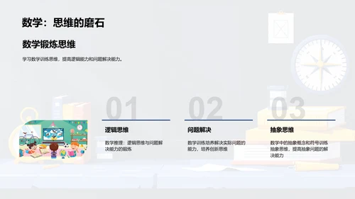 数学思维训练教程PPT模板