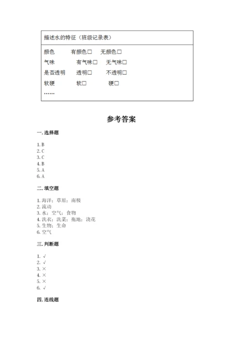 教科版一年级下册科学期末测试卷附完整答案（网校专用）.docx