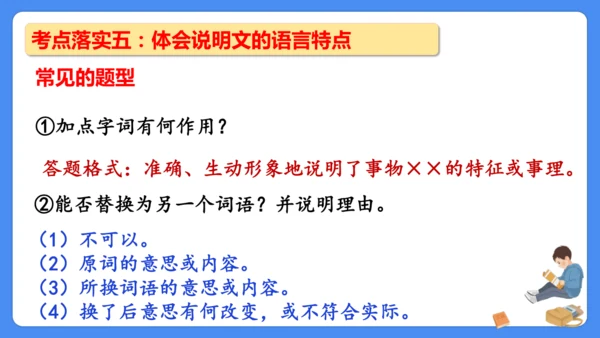 期末专项复习 说明文阅读复习（课件）-2024-2025学年语文五年级上册（统编版）