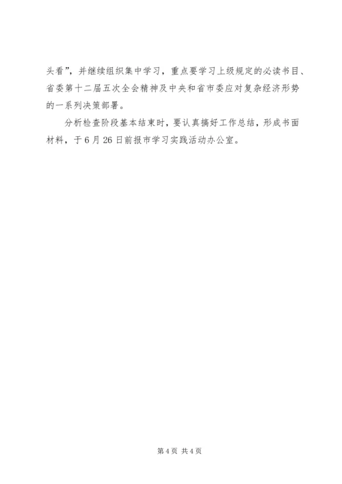 人大常委会机关学习实践活动分析检查阶段的实施方案.docx