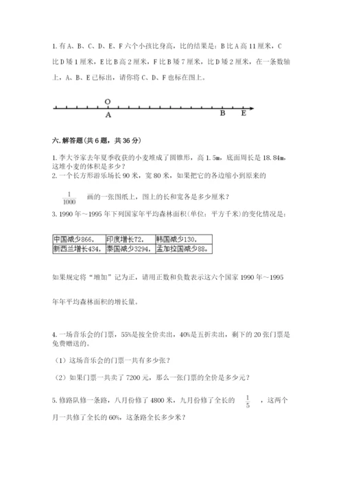 淄博市小升初数学测试卷带答案.docx