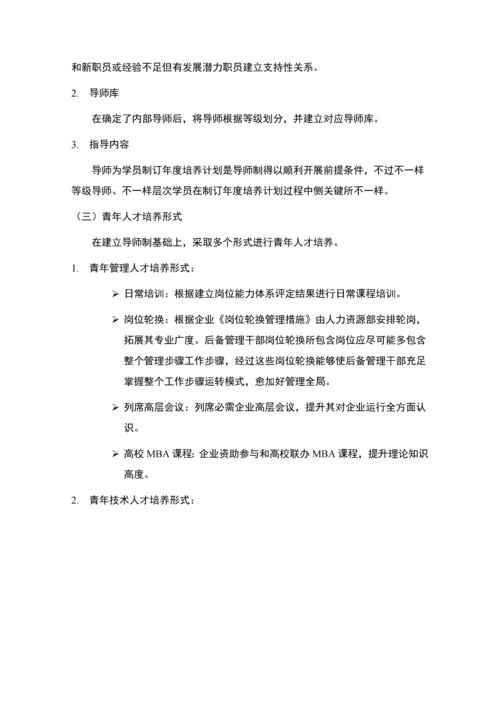 公司青年人才培养专业方案.docx