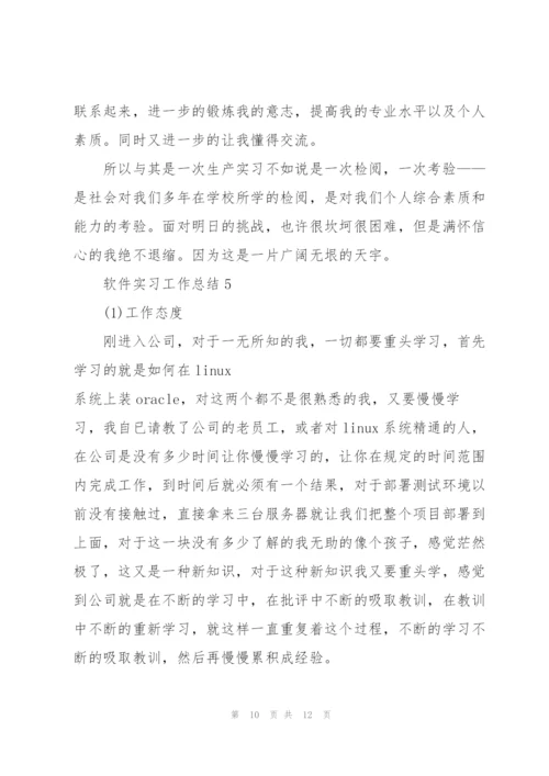 软件实习工作总结5篇.docx