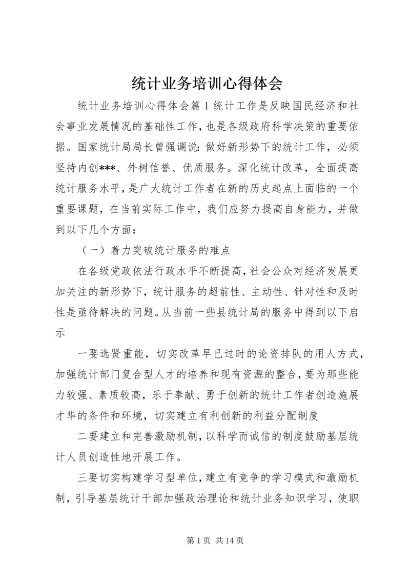 统计业务培训心得体会.docx
