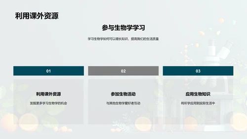 理解生物学PPT模板