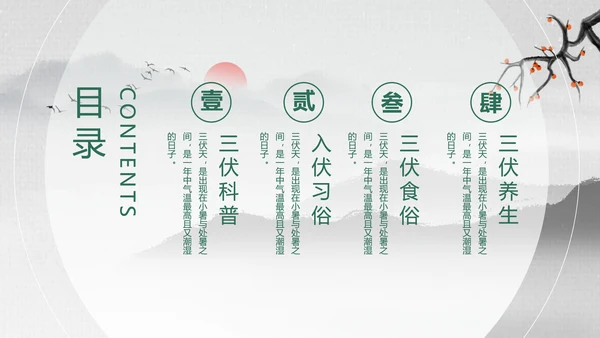 冬病夏治中医康养理疗通用PPT课件模板