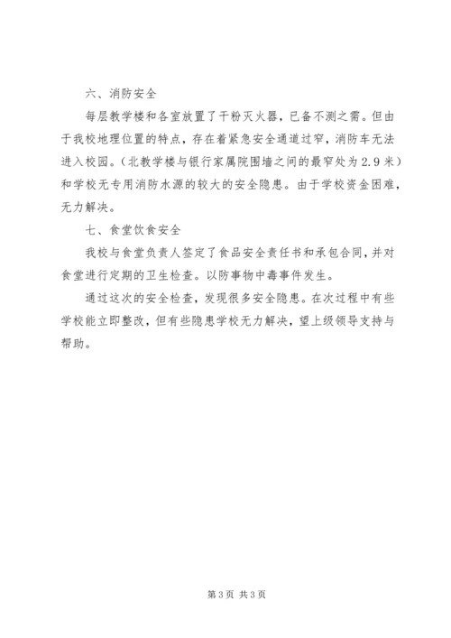 小学安全隐患自检自查报告_1.docx