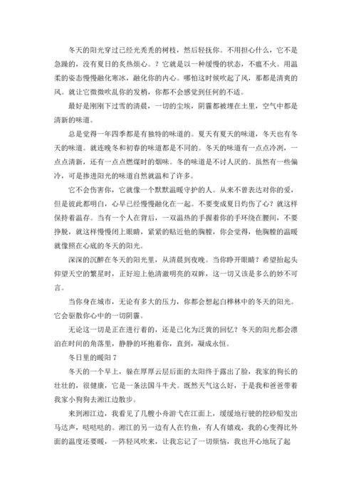 冬日里的暖阳.docx