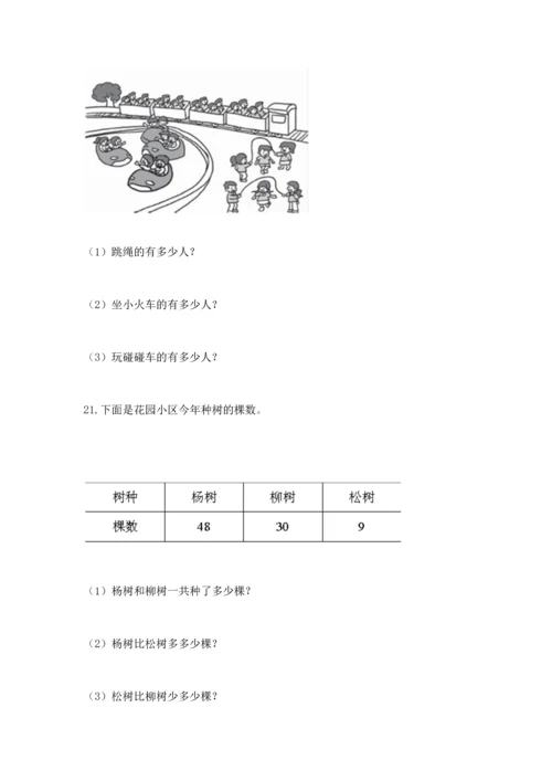 小学二年级数学应用题50道带答案ab卷.docx