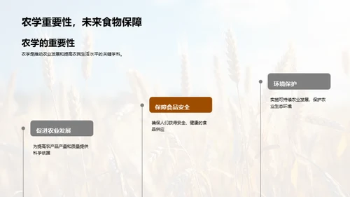 农学的全貌与趋势