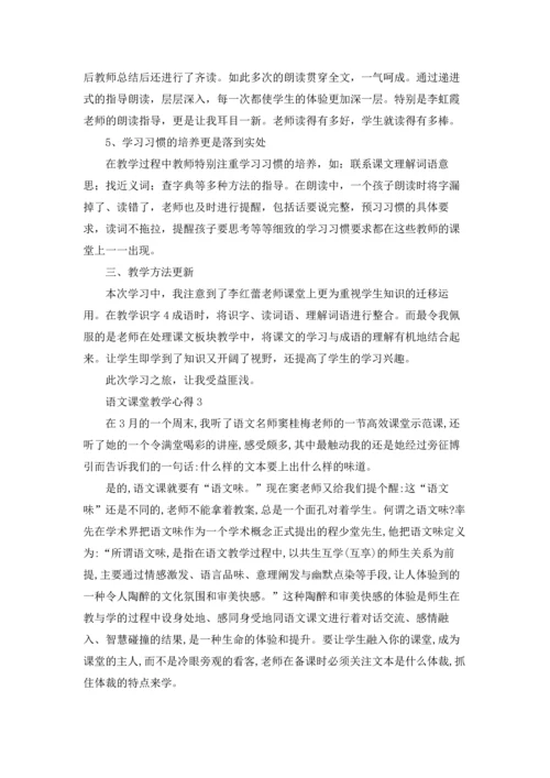 语文课堂教学心得15篇.docx