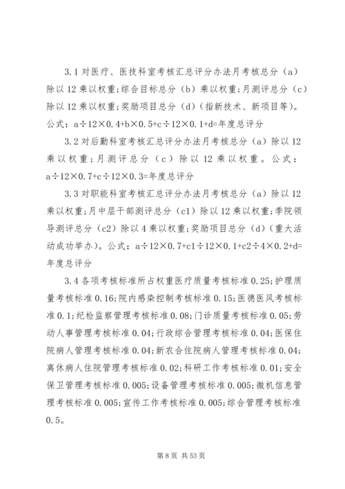 医院全面质量考核方案.docx