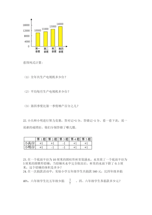 六年级小升初数学解决问题50道精品加答案.docx