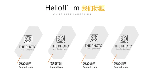 橙色公司产品介绍宣传通用PPT动态模板