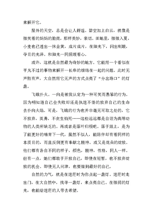 迷茫作文600字