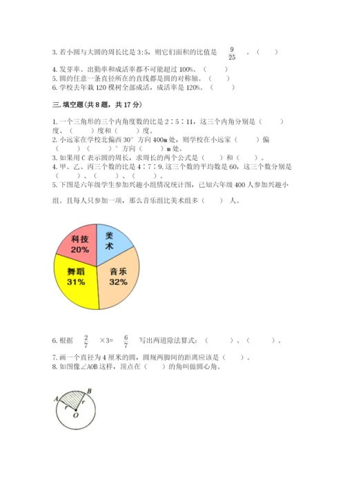 人教版小学六年级上册数学期末测试卷【考点梳理】.docx