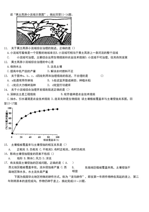 区域水土流失及其治理