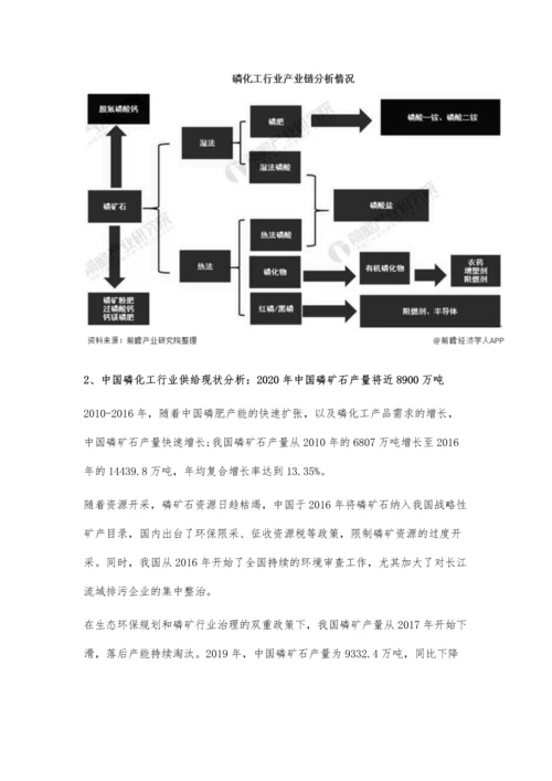 中国磷化工行业供需现状及企业竞争格局分析-云天化营业收入遥遥领先发展.docx